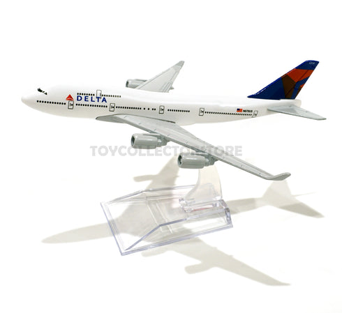 Delta airplane model toy diecast Jet Boeing 747 Passenger plane